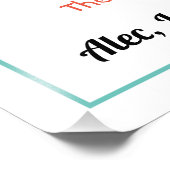 Familiennamen und Gestaltung der Geburtsjahre. Fotodruck (Ecke)