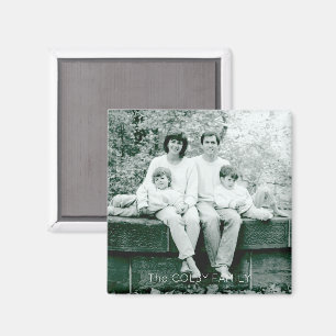 Familiennamen Zeitloses FOTO Spaß halten Magnet