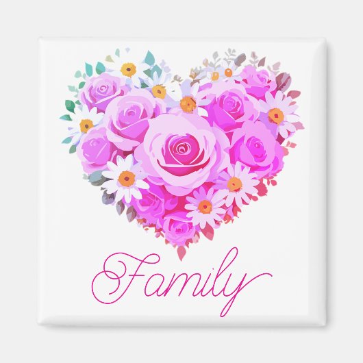 Familiennmagnet Magnet (Vorne)