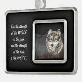 Familienpaket - Kostensatz Wolf Mountain Art Rahmen-Ornament Silber (Links)
