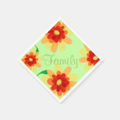 Familienpapier Napkins Serviette (Ecke)