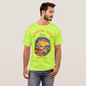 Familienparty T-Shirts bunt (Vorne ganz)