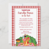 Familienpikant-Grillgrill Einladung (Vorderseite)