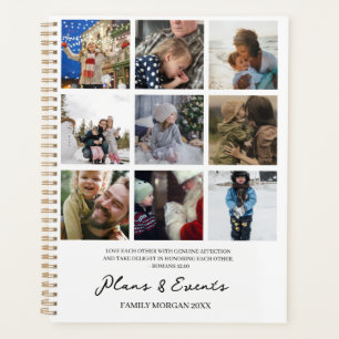 Familienpläne und Veranstaltungen Fotos und Schrif Planer