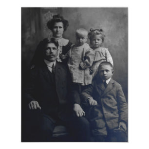 Familienportrait Fotodruck