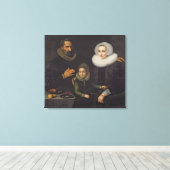 Familienportrait Leinwanddruck (Insitu (Holzboden))