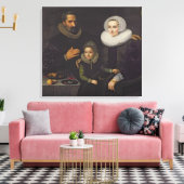 Familienportrait Leinwanddruck (Insitu (Wohnzimmer))