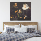 Familienportrait Leinwanddruck (Insitu (Schlafzimmer))