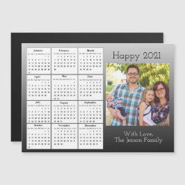 Familienportrait Mini 2021 Kalender Magneteinladung