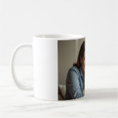 "Familienportrait mit Namen" Kaffeetasse (Links)