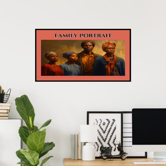 Familienportrait Poster (Heimbüro)