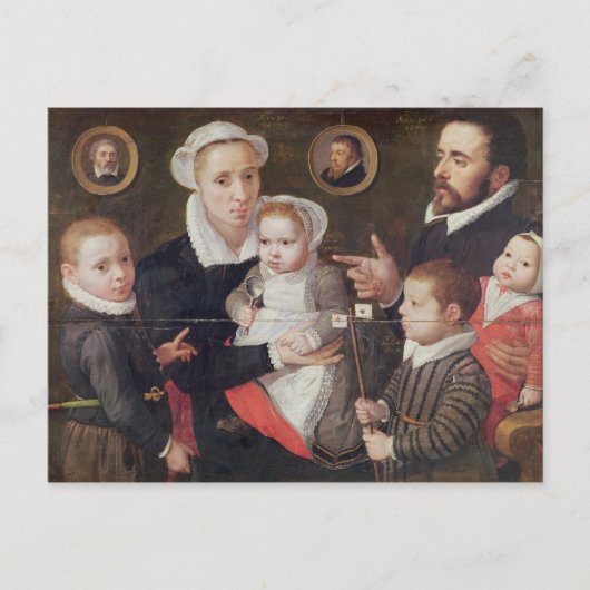 Familienportrait Postkarte (Vorderseite)
