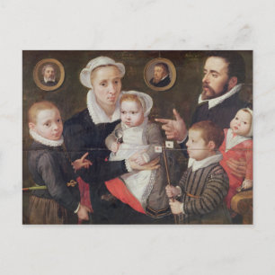 Familienportrait Postkarte