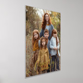 Familienportrait: Vertikaler Skriptname Foliendrucke (Ablage )