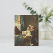 Familienportrait von François-Hubert Drouais Postkarte (Stehend Vorderseite)