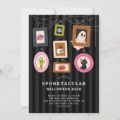 Familienportraits Halloween-Party Einladung (Vorderseite)