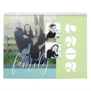 Familienporträt-Kalender - Personalisierung Kalender