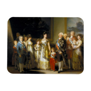 Familienporträt von König Karl IV.Jose de Goya Magnet
