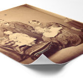 Familienposter aus dem 19. Jahrhundert Poster (Ecke)