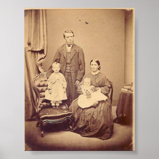 Familienposter aus dem 19. Jahrhundert Poster (Vorne)