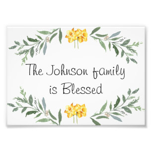 Familienposter personalisiert fotodruck