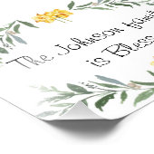 Familienposter personalisiert fotodruck (Ecke)