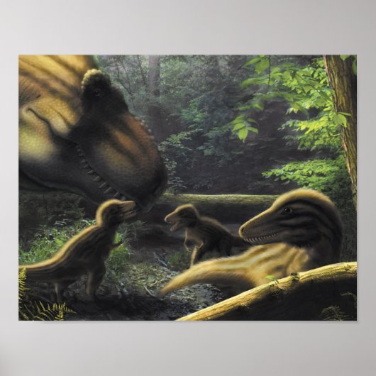 Familienposter T.rex Poster (Vorne)