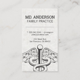 Familienpraktik | Medizinisches Symbol Visitenkarte