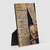 Familienpräsenz | Liebe-Zitate zu meinem Ehemann Fotoplatte (Seite)