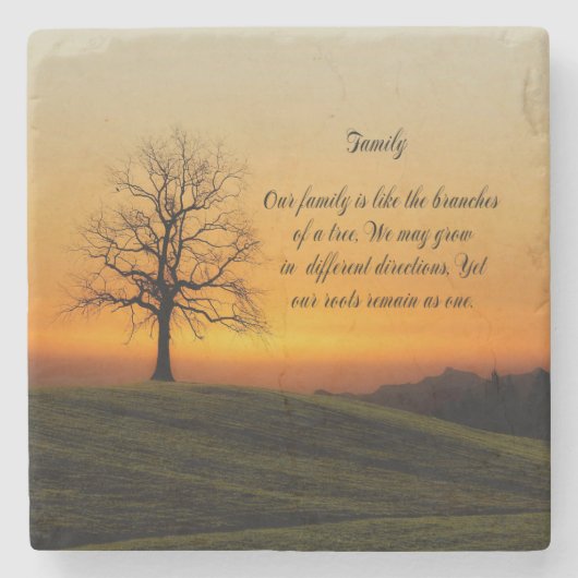 FAMILIENQUOTE STEINUNTERSETZER (Vorderseite)