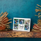 Familienquotenspeicher - Collage Keepake Modern Fotoplatte (Seite)