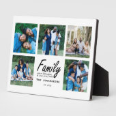 Familienquotenspeicher - Collage Keepake Modern Fotoplatte (Seite)