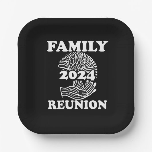 Familienrät 2024 Schwarze Teller (Vorderseite)