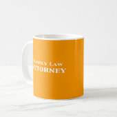 Familienrecht-Rechtsanwalts-Geschenke Kaffeetasse (Vorderseite Links)