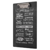 Familienregeln - Christliche Werte zum Zusammenleb Klemmbrett (Links)