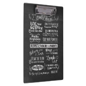 Familienregeln - Christliche Werte zum Zusammenleb Klemmbrett (Rechts)