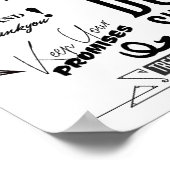 FAMILIENREGELN Druck, Werteplakat (Matte) Poster (Ecke)