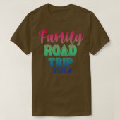 Familienreise 2023 Familienurlaub Sommer T-Shirt (Design vorne)