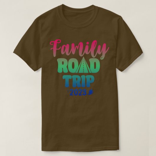 Familienreise 2023 Familienurlaub Sommer T-Shirt (Design vorne)
