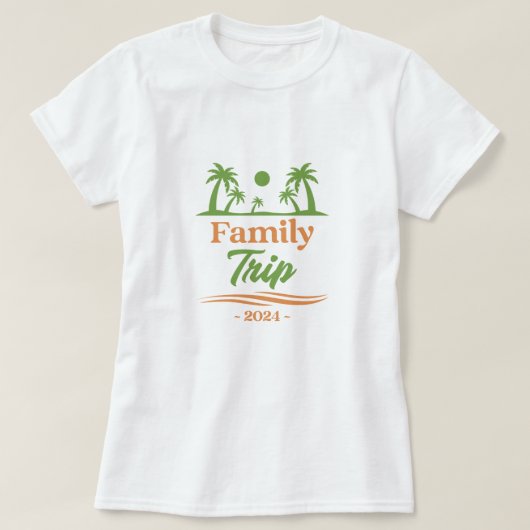 Familienreise 2024 T-Shirt (Design vorne)