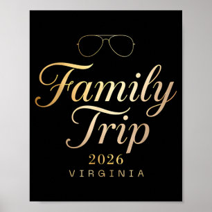 Familienreise 2026 Virginia Wochenende 2026 Sommer Poster