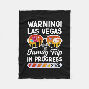 Familienreise nach Las Vegas im Gange 2026 Las Veg Fleecedecke