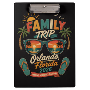 Familienreise Orlando Florida 2026 Klemmbrett