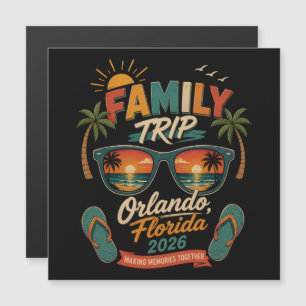 Familienreise Orlando Florida 2026 Magnetkarte