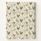 Familienrezepte Foto Bauernhäuser Hennen Notizblock (Rückseite)