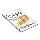 Familienrezepte hausgemachte Südküchengebäck Notizblock (Rechte Seite)