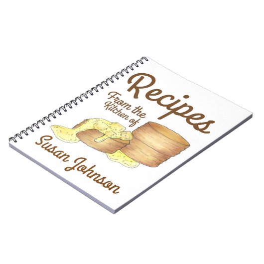 Familienrezepte hausgemachte Südküchengebäck Notizblock (Linke Seite)