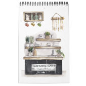 Familienrezepte Heirloom Keepake | Wasserfarbe Kalender (Titelbild)