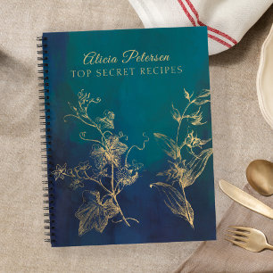 Familienrezepte Vintage-Journal-Organizer Kochbuch Notizblock