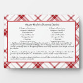 Familienrezepte Weihnachten Keepake Fotoplatte (Vorderseite)